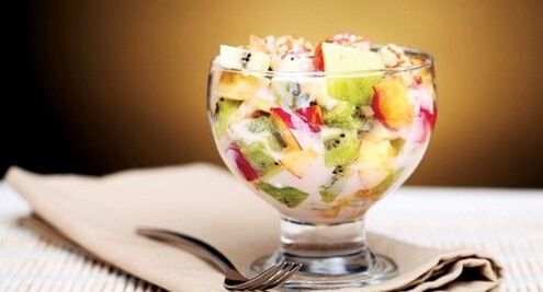 salad buah diet pikeun leungitna beurat